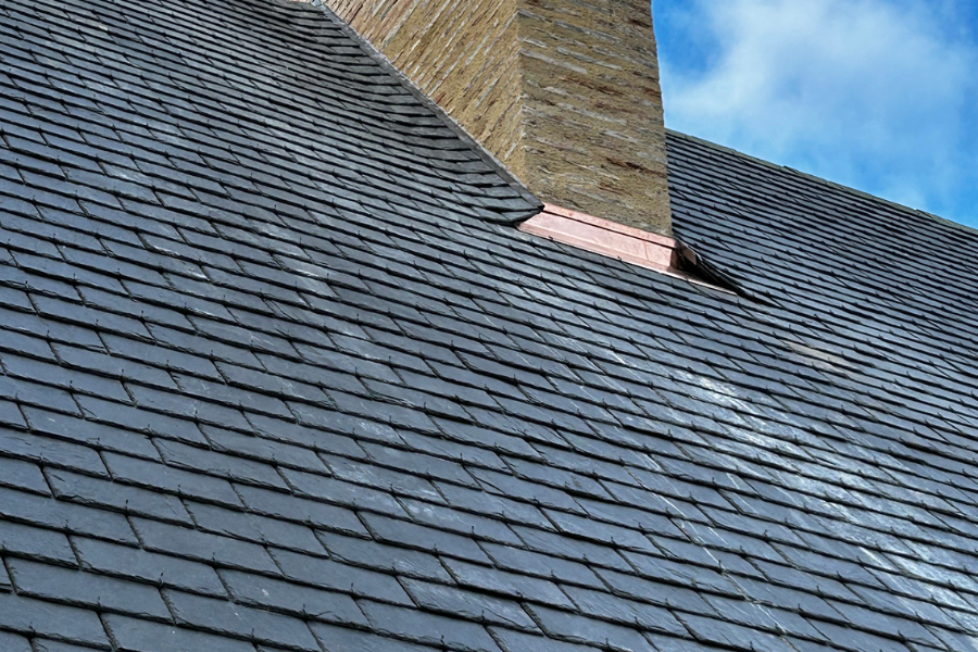 Couverture ch&acirc;teau huill&eacute;